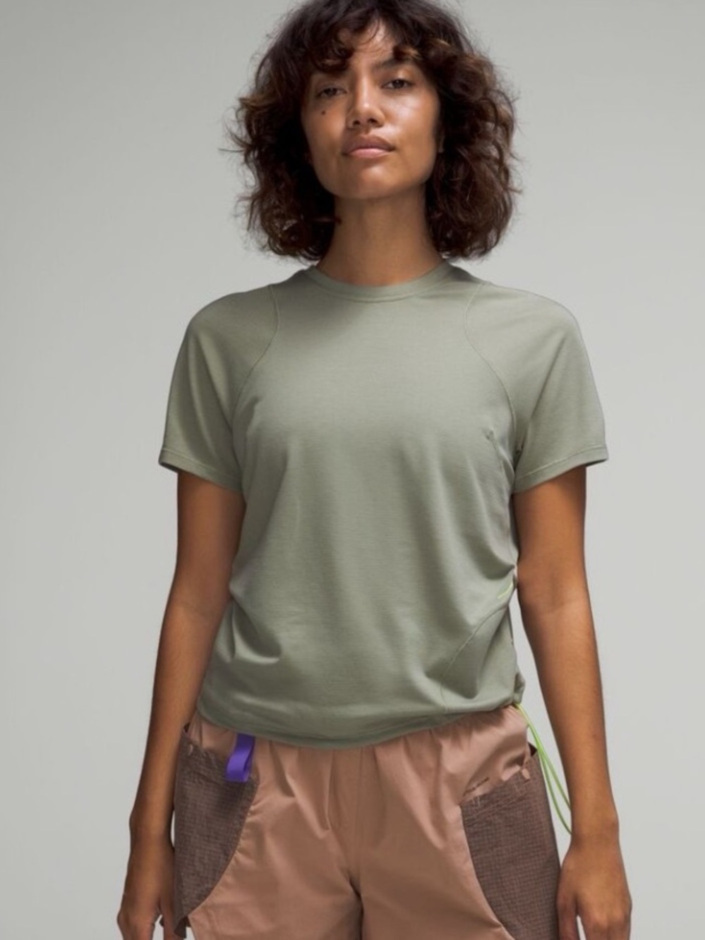 Lululemon lightweight cinched hem hiking t-shirt 2